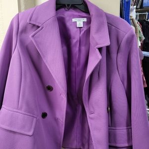 Size 2x purple liz claiborne blazer
